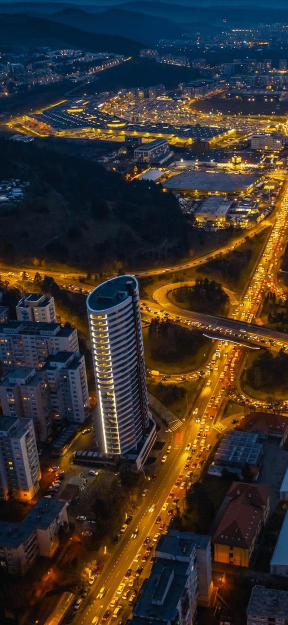 Boudoir Apartment City Tower - 15Th Floor Cluj-Napoca Exteriör bild